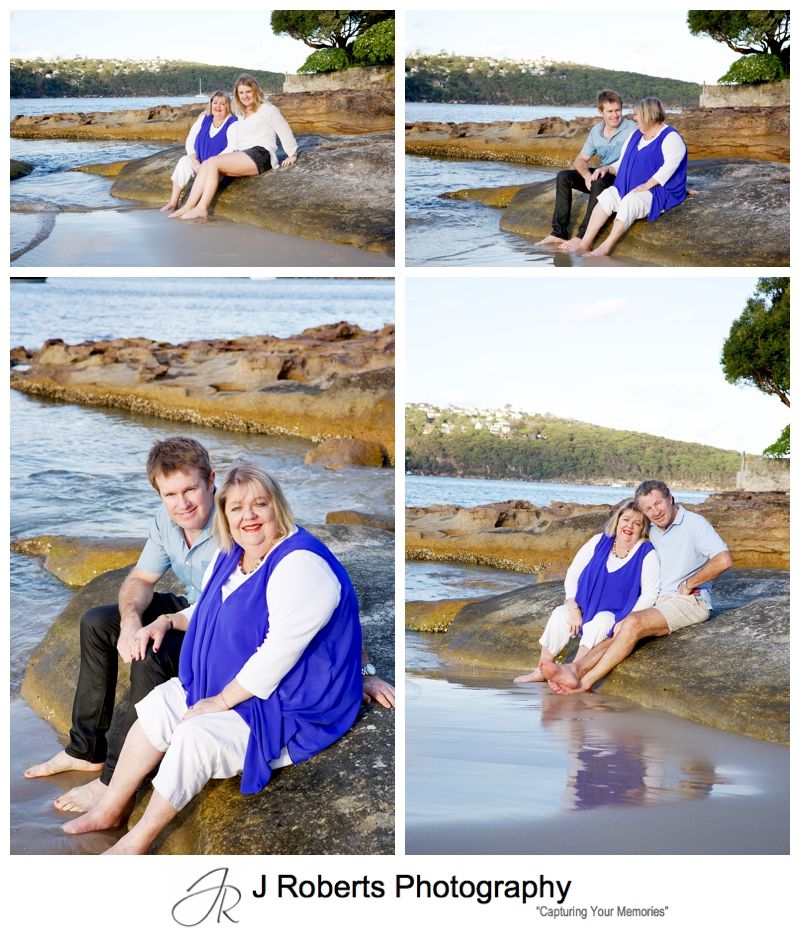 Sydney Family Portrait Photographer on location at Chinaman's Beach Mosman